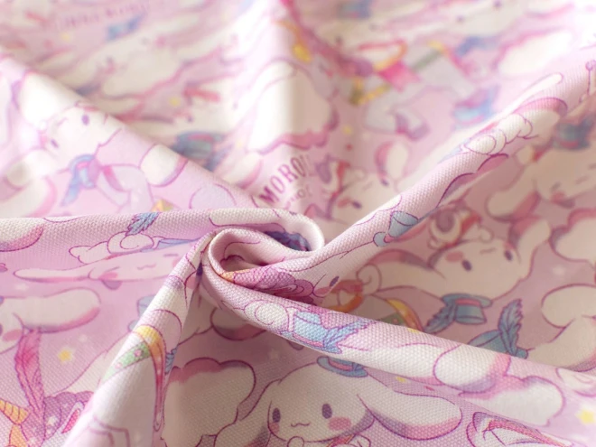 シナモロール ユニコーン オックス生地『フェス柄』